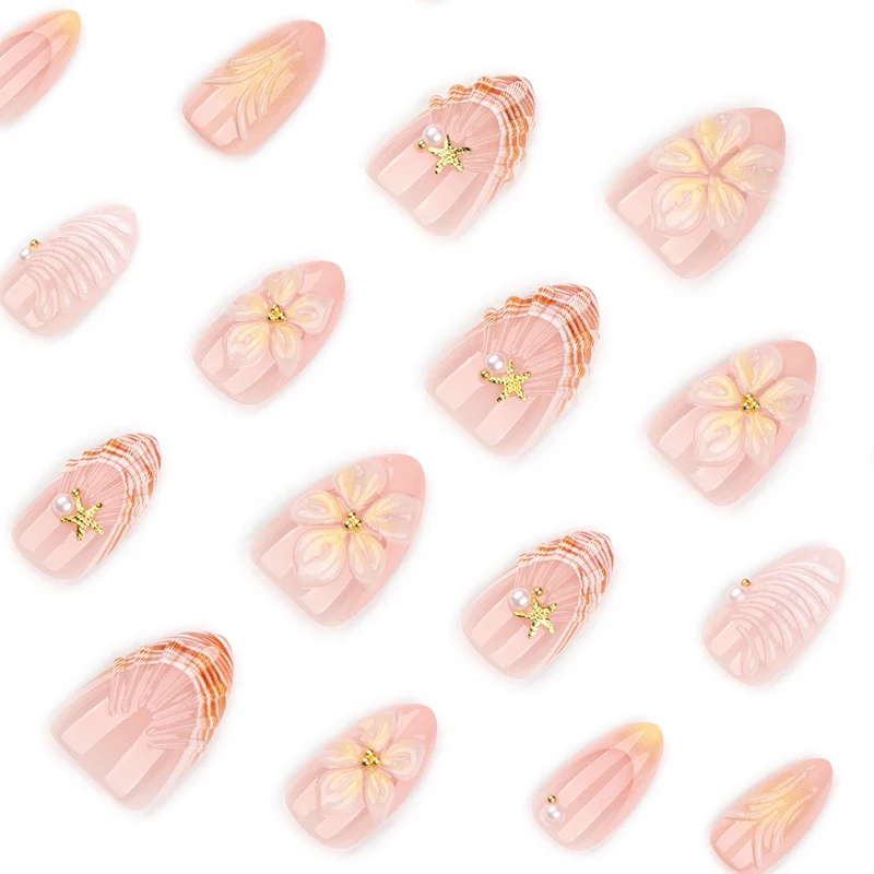 Artful nail art with floral motifs and elegant accents Stornfield
