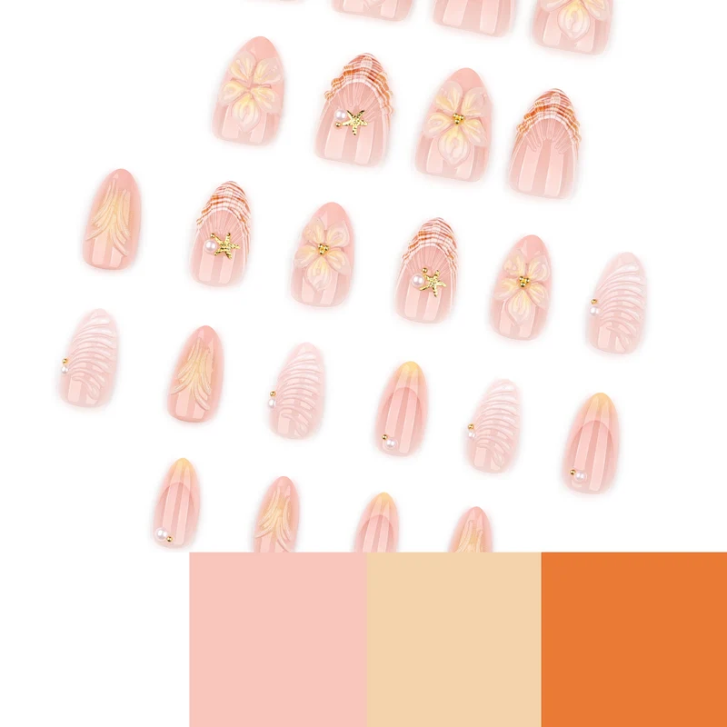 Artful nail art with floral motifs and elegant accents Stornfield