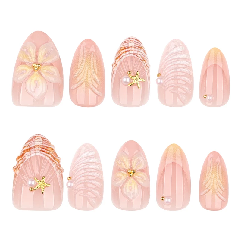Artful nail art with floral motifs and elegant accents Stornfield
