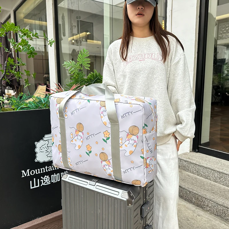 Fun Cat-Themed Travel Duffle Bag Stornfield