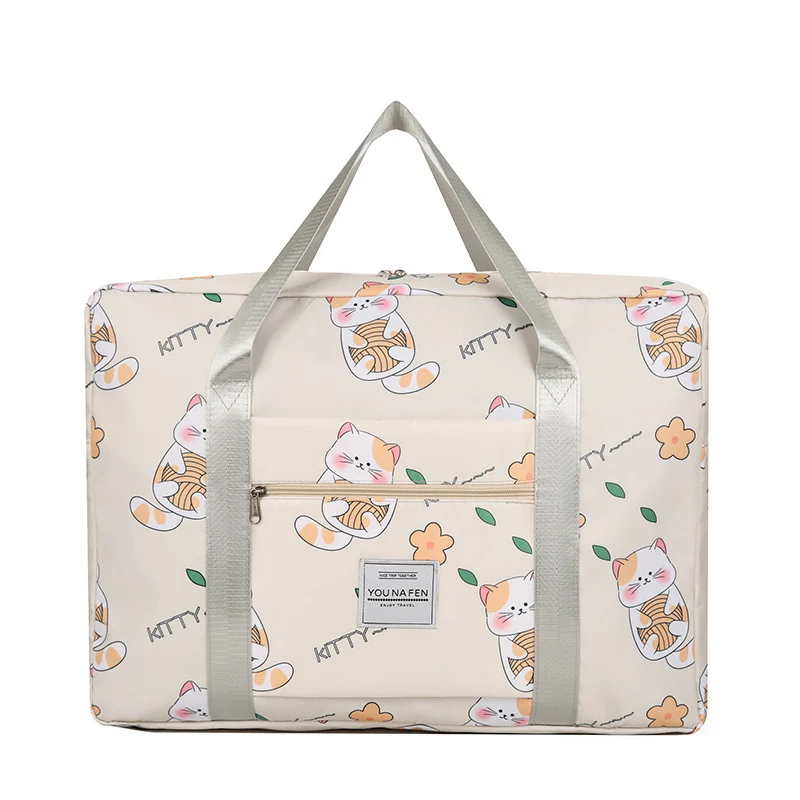 Fun Cat-Themed Travel Duffle Bag Stornfield