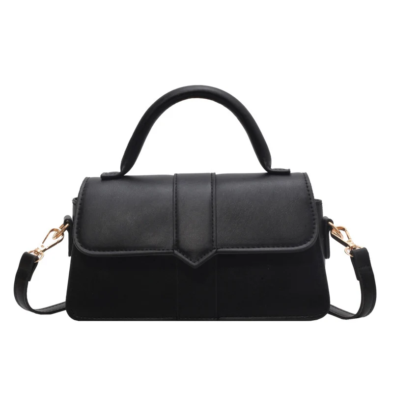 Strukturierte Mini-Schultertasche