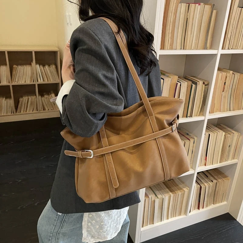 Vielseitige Weiche Faux-Leder Tote Bag