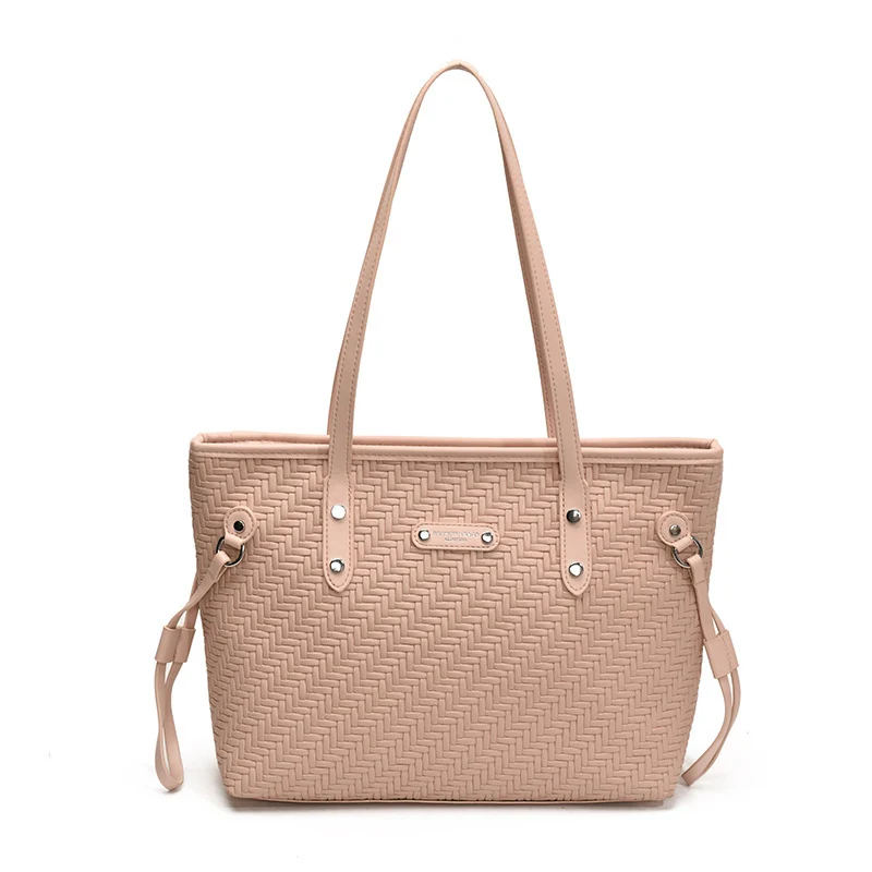 Strukturierte Woven Tote Bag