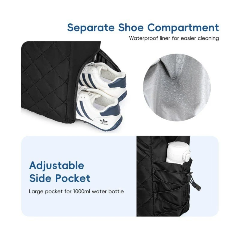 Versatile Quilted Sports Tote Stornfield