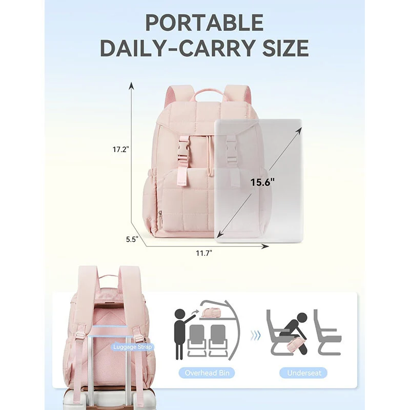 Quilted Multi-Functional Backpack Stornfield