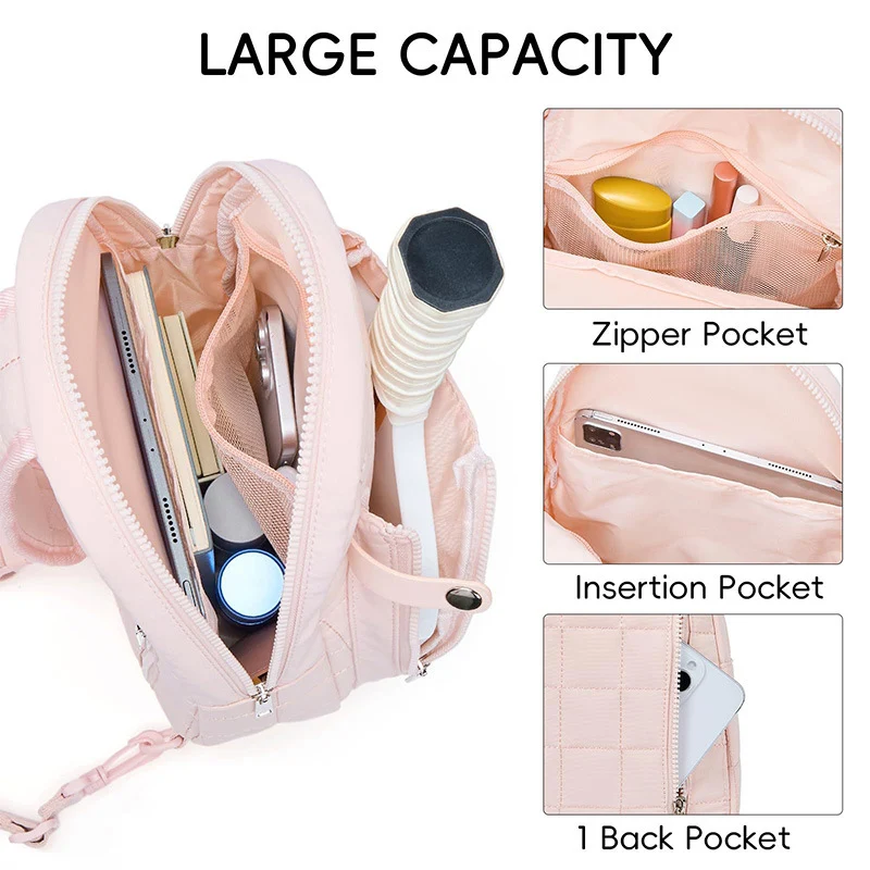 Quilted Multi-Functional Backpack Stornfield