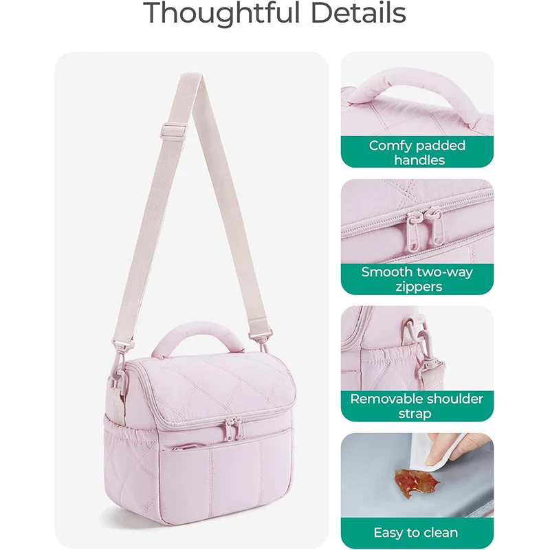 Quilted Insulated Lunch Carrier Bag Stornfield