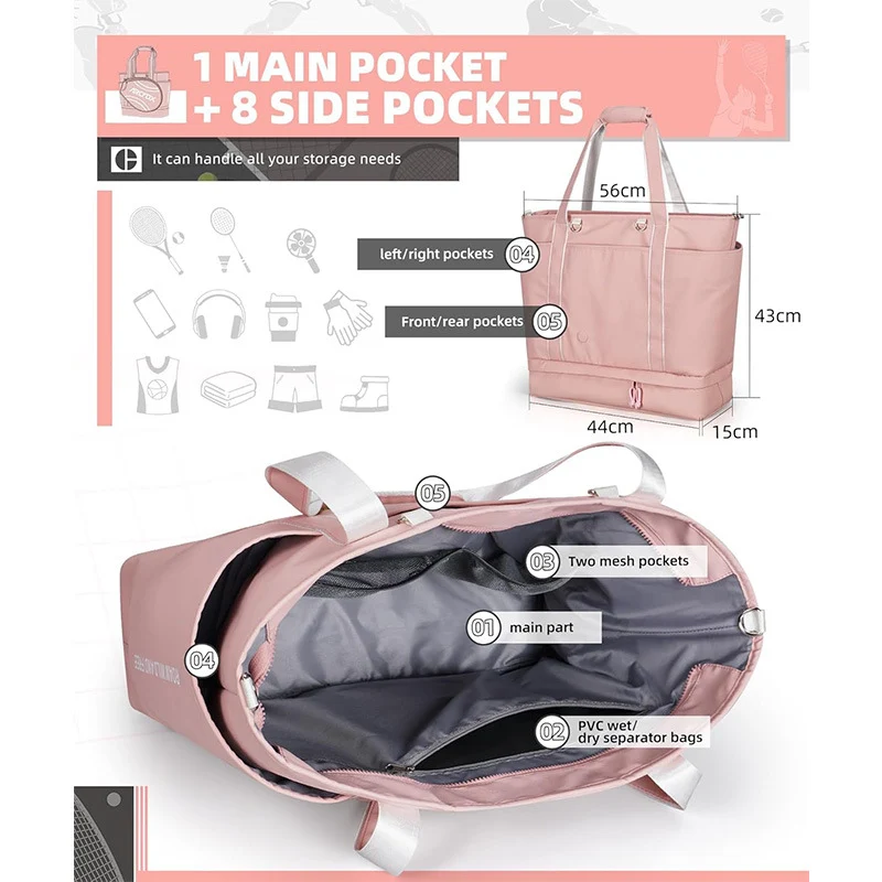 Multi-Functional Tennis Gear Tote Stornfield