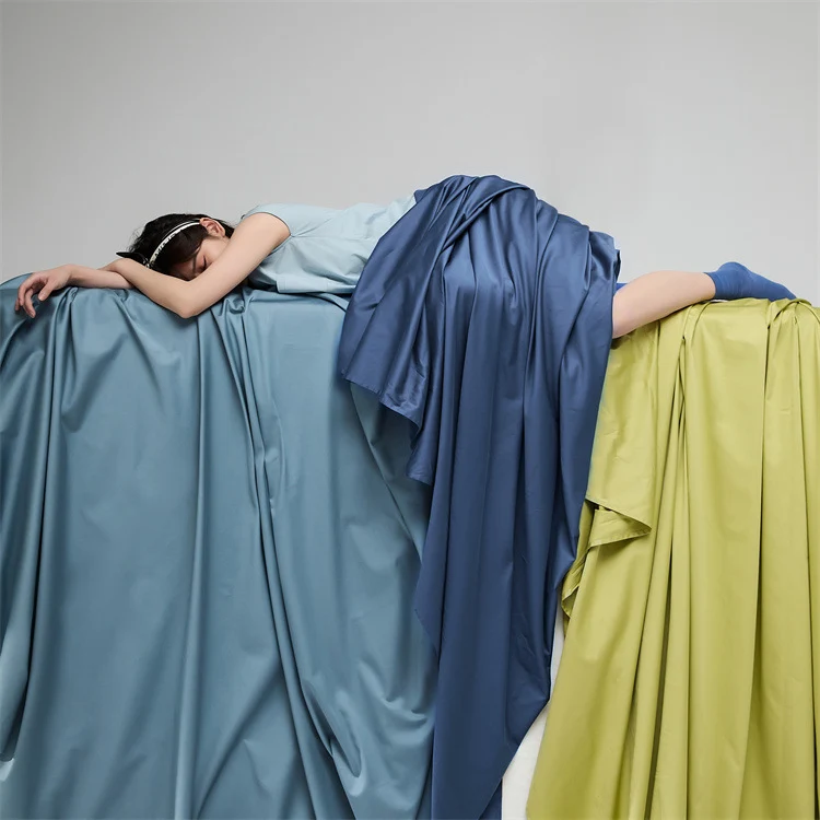 Mako-Baumwoll-Satin Bettwäsche-Set mit verdecktem Reißverschluss und Kissenbezügen Karnz