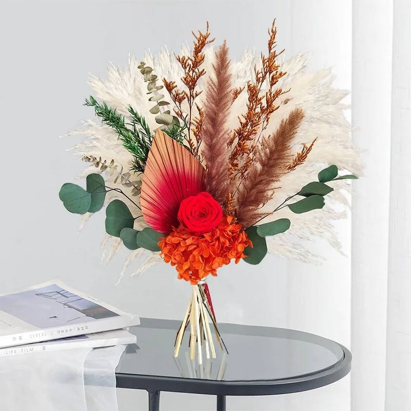 Elegant Dried Flower Centerpiece Arrangement