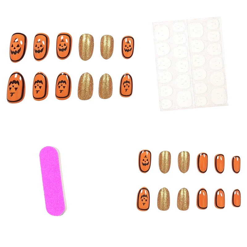 Halloween-Themen Glitzer-Nagelkunst Set Karnz