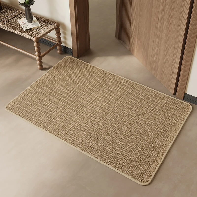 Natural Woven Low-Profile Entrance Door Mat