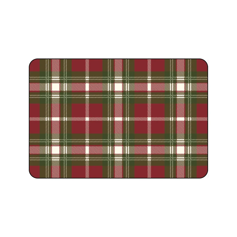 Festive Tartan Non-Slip Desk and Table Protector