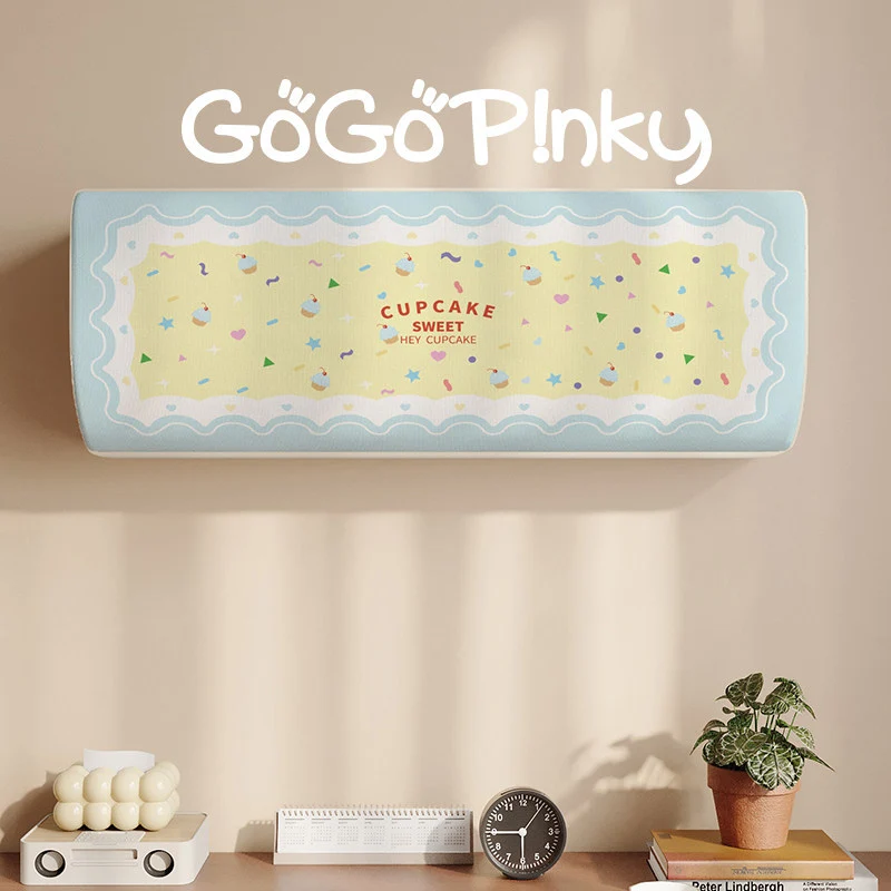 Decorative Air Conditioner Dust Cover Panel with Cupcake Motif