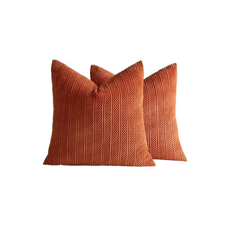Chunky Ribbed Strick Quadrat Kissenbezüge Set