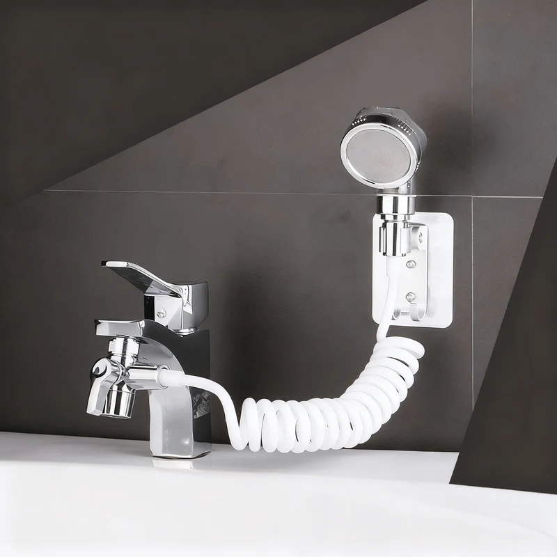 Wasserhahn-Aufsatz mit Duschkopf und Filterung