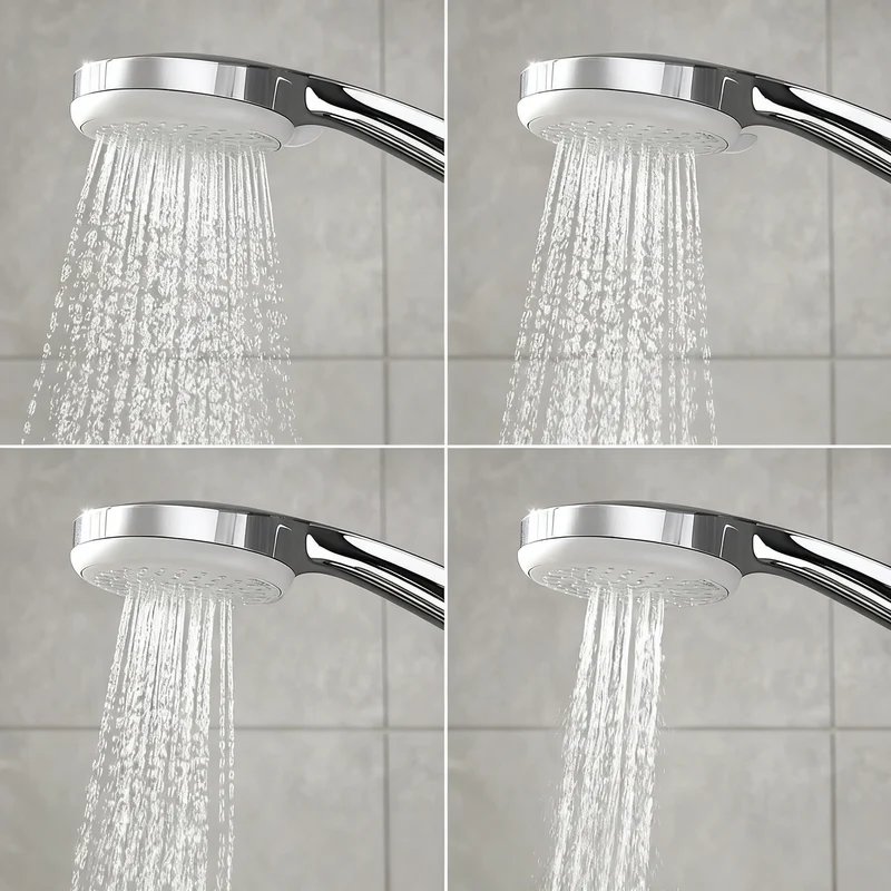 Wasserhahn-Aufsatz mit Duschkopf und Filterung