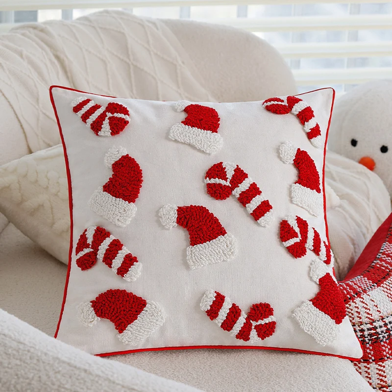 Square plush cushion cover Stornfield