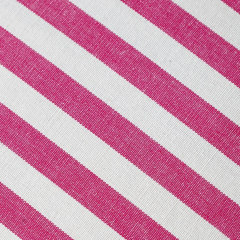 Square striped pillowcase made of cotton blend with fine twill and concealed zipper Stornfield