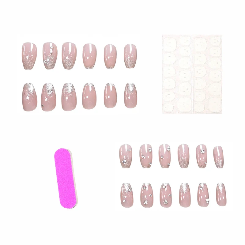 Glamouröse Rhinestone Marmor Nail Art Karnz