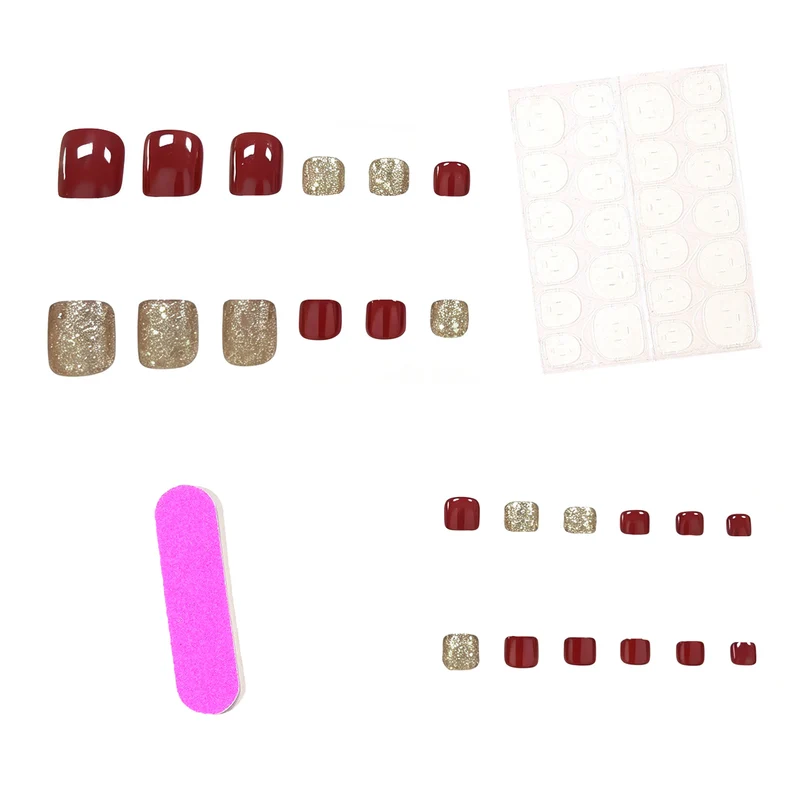 Glamouröse Pediküre Nagelkunst Karnz