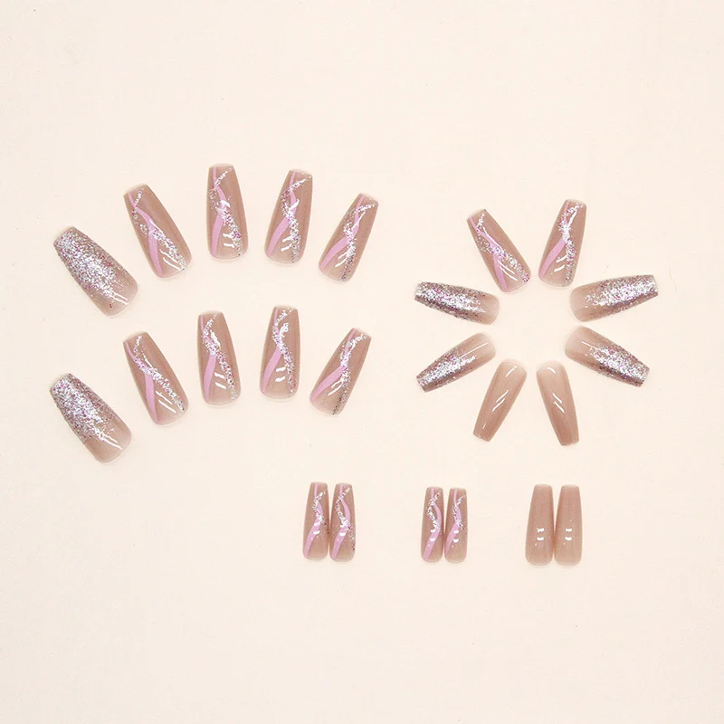 Glamouröse Langanhaltende Acryl-Nagelkunst-Verstärkungen Karnz