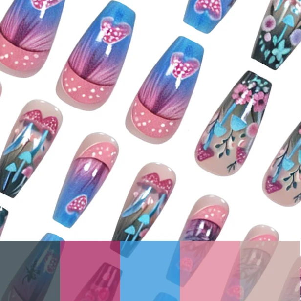 Artistic Gel Nail Art Enhancements Stornfield