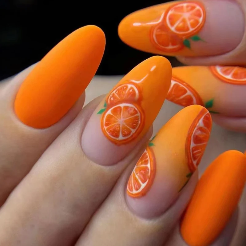 Artistic Fruit-Themed Nail Art Stornfield