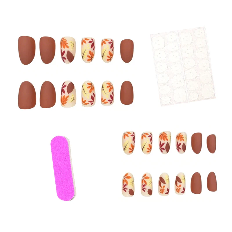 Artistic Floral Overlay Nail Enhancements Stornfield