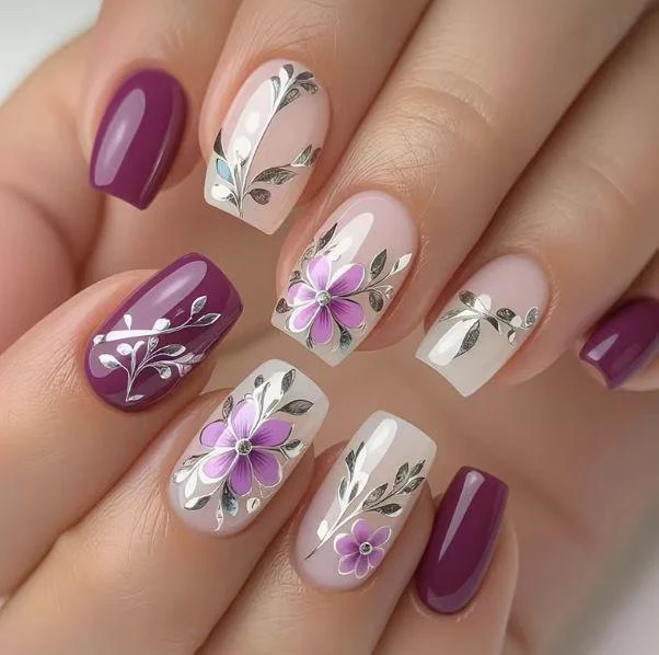 Artistic Floral Nail Enhancements Stornfield 1789915964