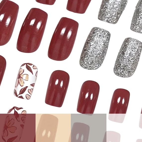 Artistic Floral Nail Design Stornfield