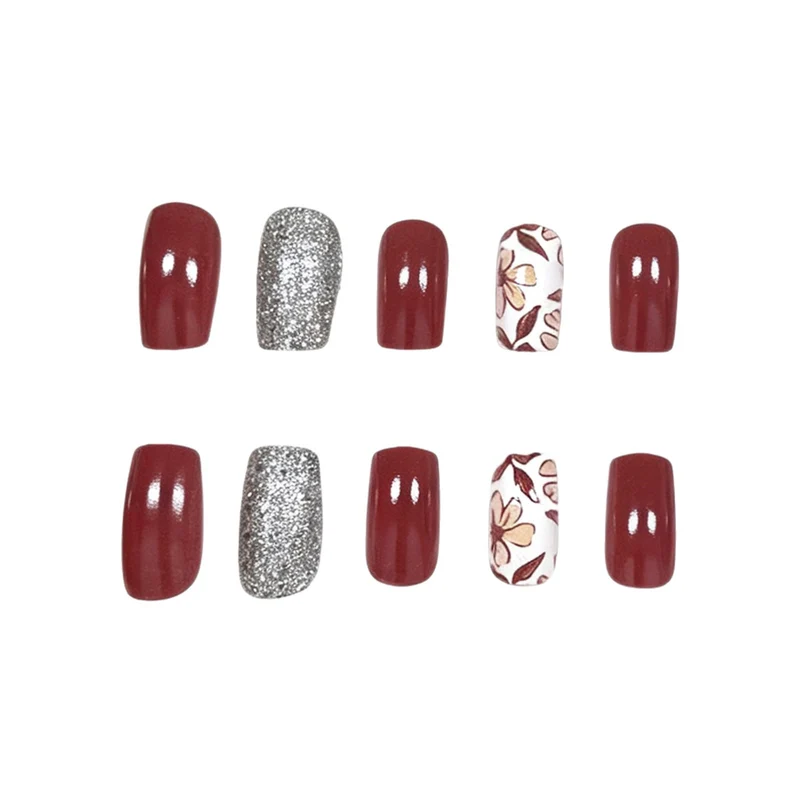 Artistic Floral Nail Design Stornfield