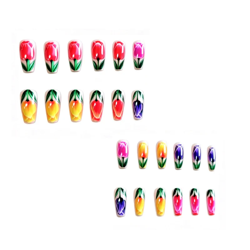 Artistic Floral Nail Art Stornfield