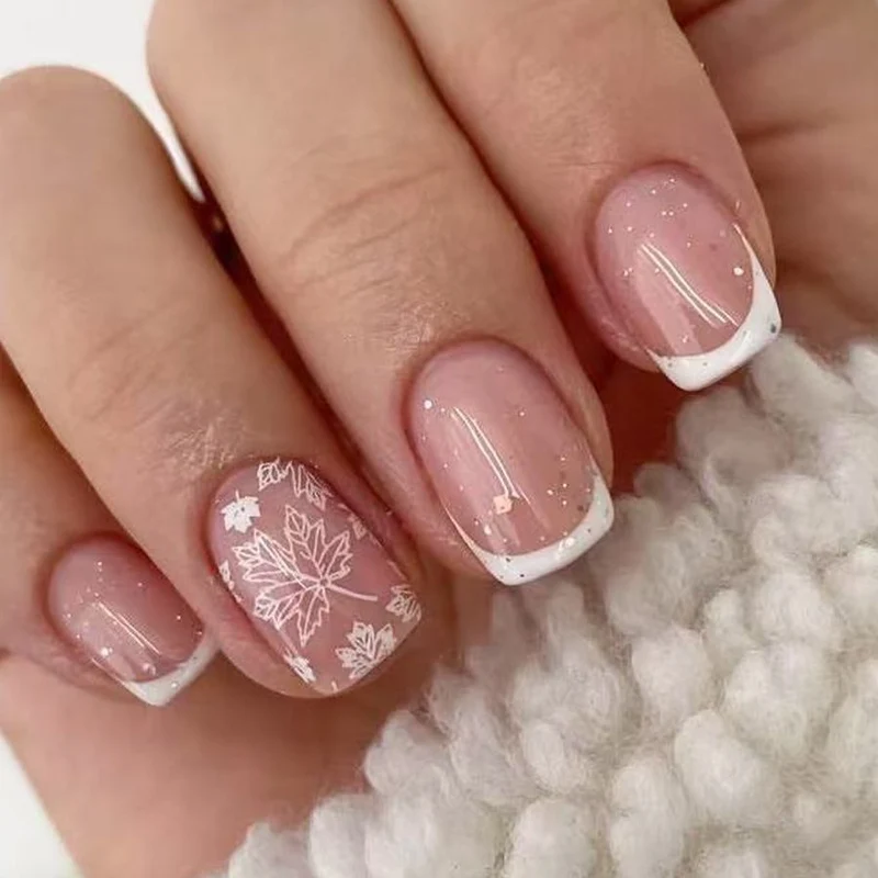 Artistic Fall-Themed Nail Art Stornfield