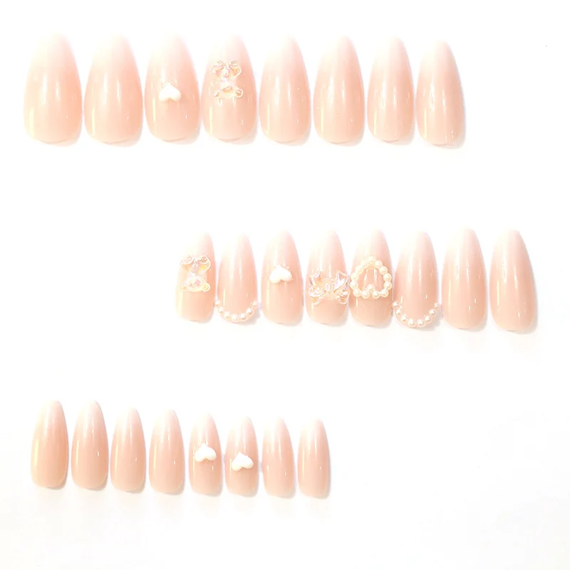 Artistic Decorative Stiletto Nail Extensions Stornfield