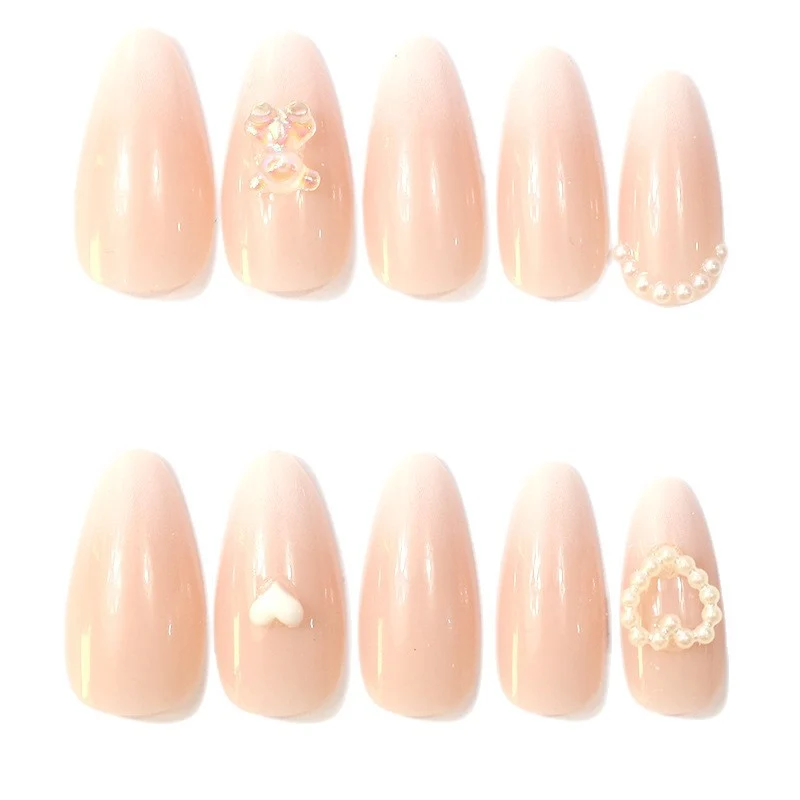 Artistic Decorative Stiletto Nail Extensions Stornfield