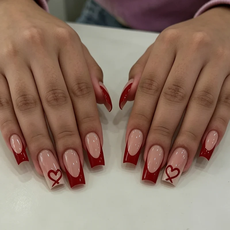 Artistic Decorative Press-On Nail Set Stornfield