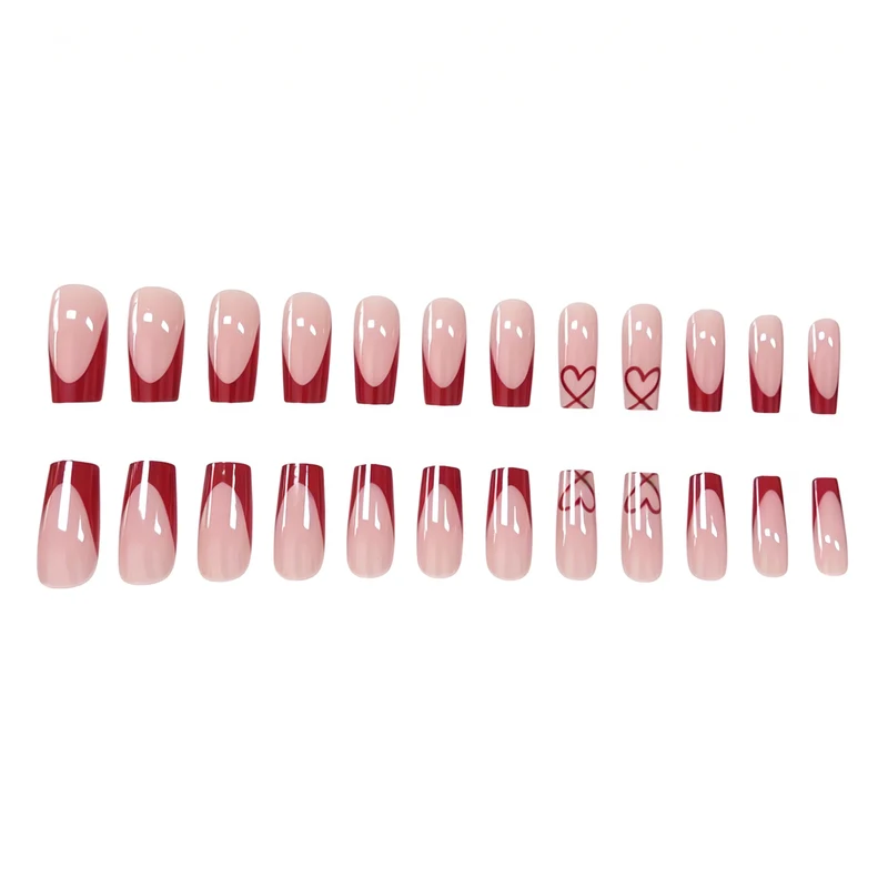 Artistic Decorative Press-On Nail Set Stornfield