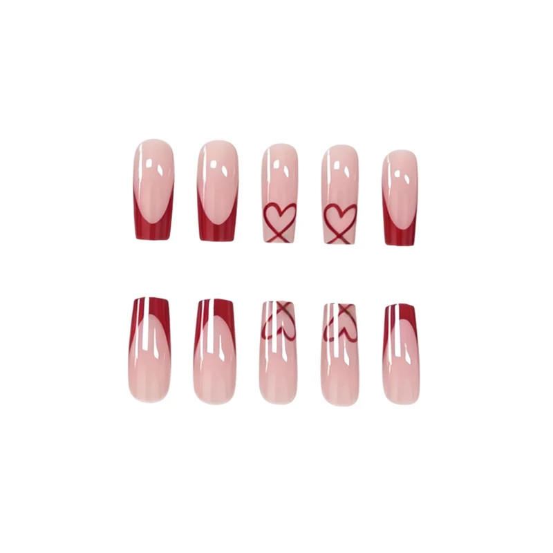 Artistic Decorative Press-On Nail Set Stornfield