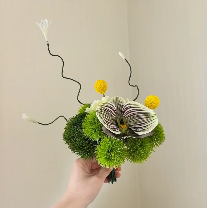 Texturiertes florales Zentrumstück