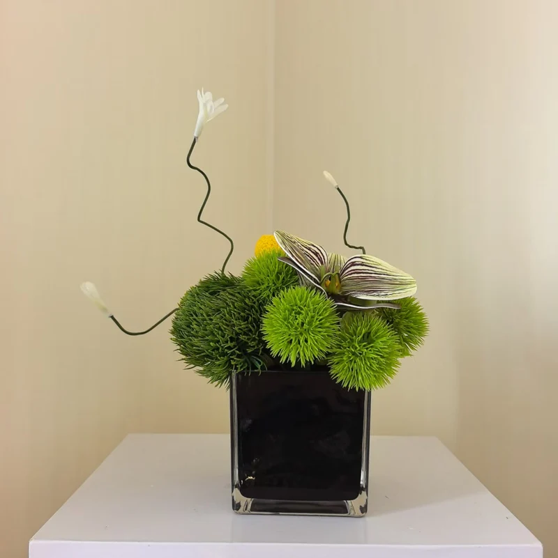 Texturiertes florales Zentrumstück