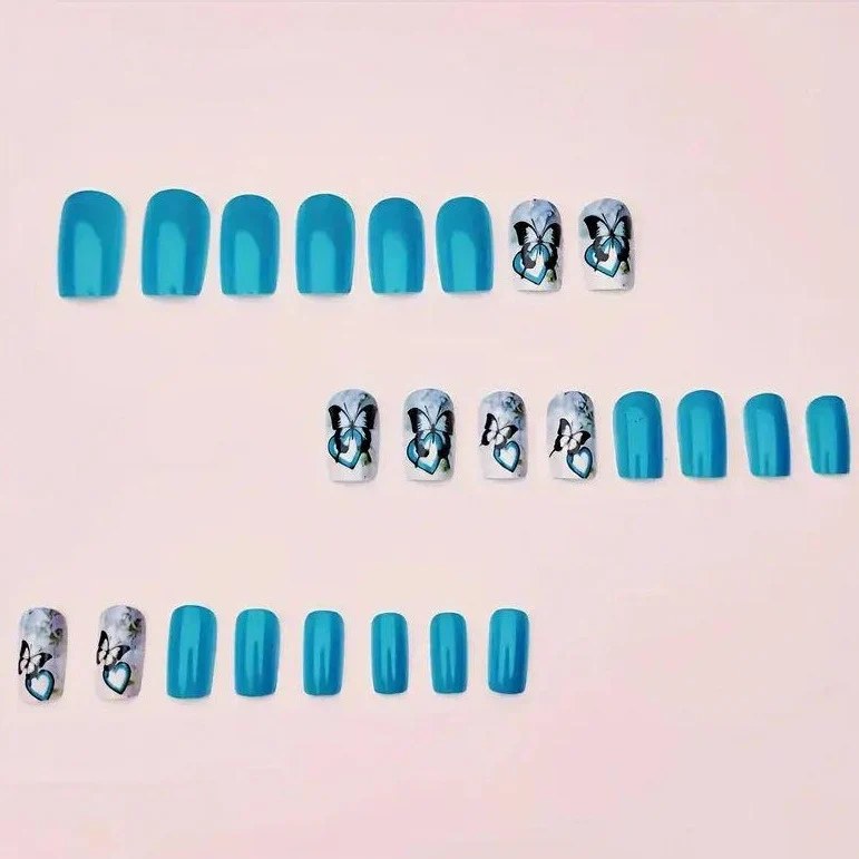 Artistic Butterfly Nail Art Design Stornfield
