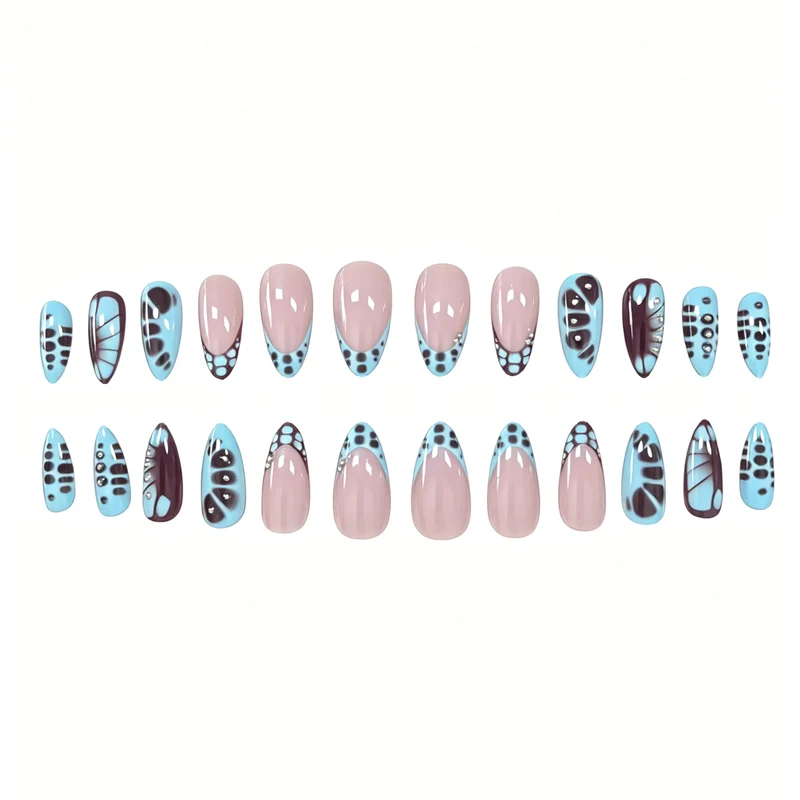 Artistic Butterfly-Inspired Nail Art Extensions Stornfield