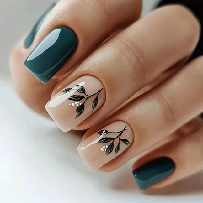 Artistic Botanical Nail Art Stornfield