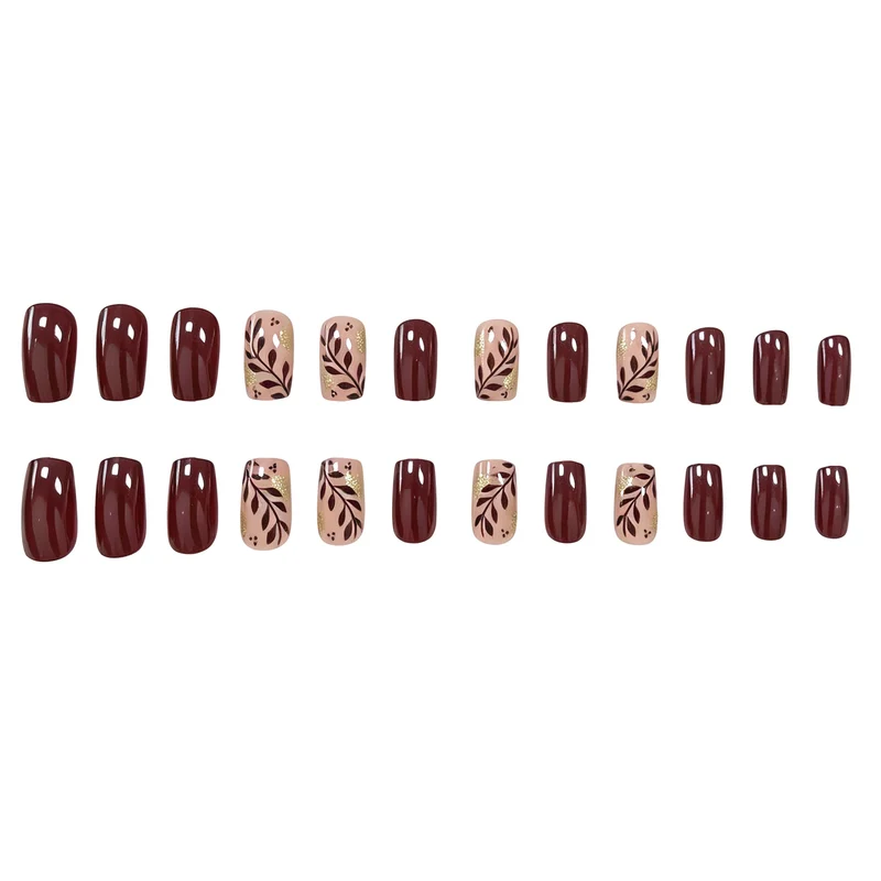 Artistic Autumn-Inspired Nail Art Stornfield