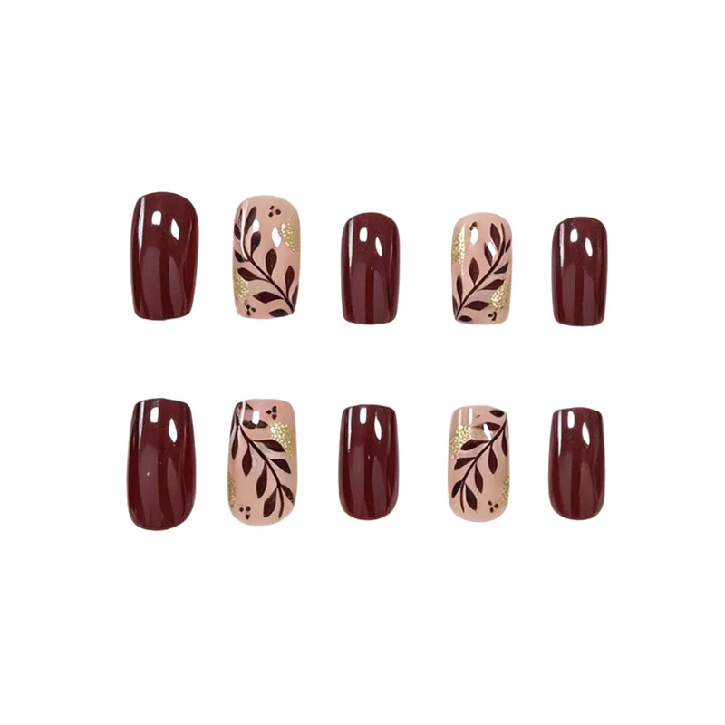 Artistic Autumn-Inspired Nail Art Stornfield
