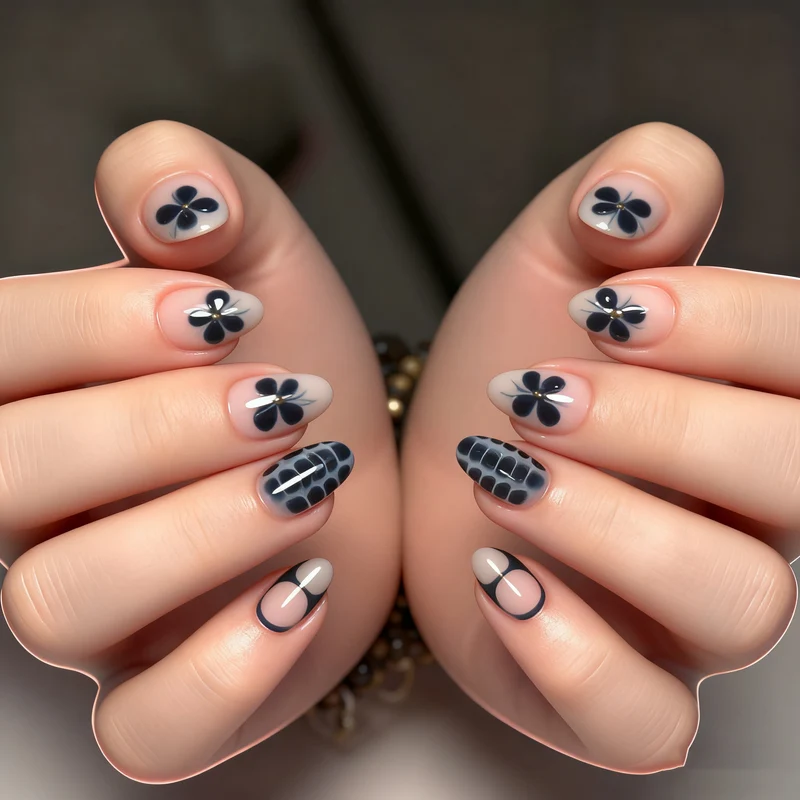 Artistic Animal Print Nail Art Set Stornfield