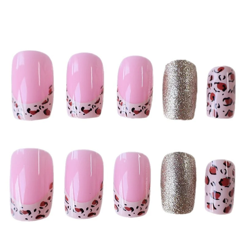 Artistic Animal Print Nail Art Enhancements Stornfield