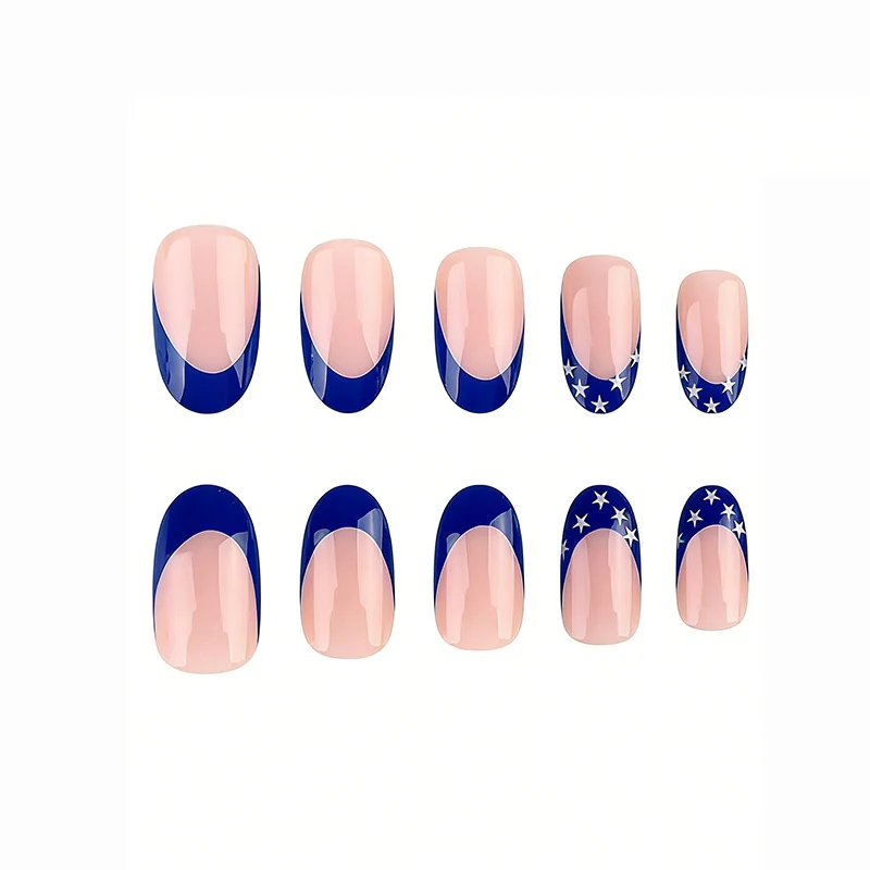 Artistic American Flag Nail Art Stornfield